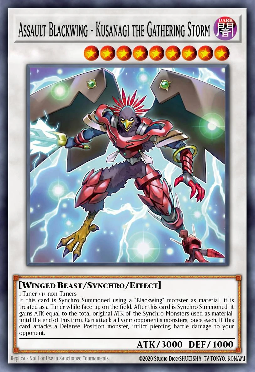 Assault Blackwing - Kusanagi the Gathering Storm
