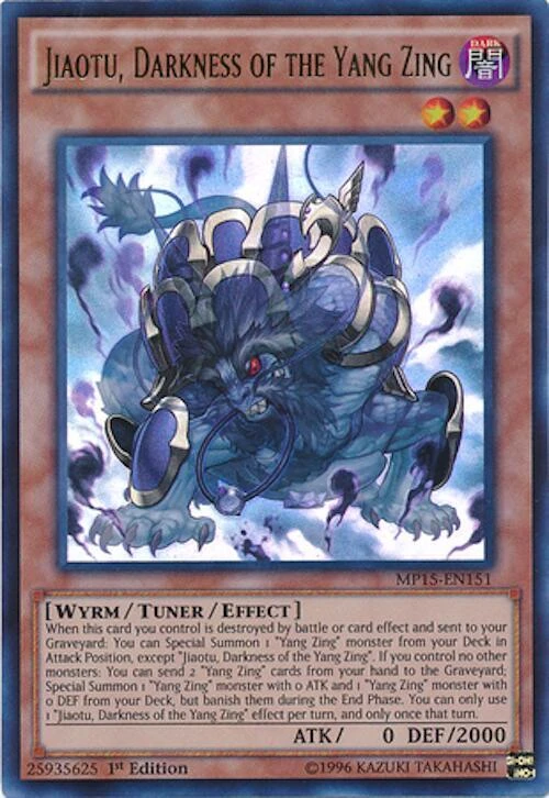 Jiaotu, Darkness of the Yang Zing