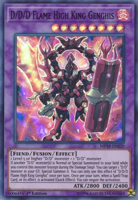 D/D/D Flame High King Genghis