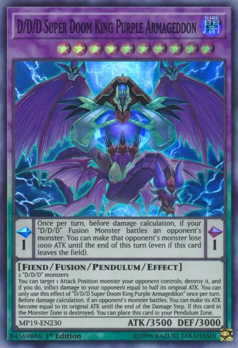 D/D/D Super Doom King Purple Armageddon