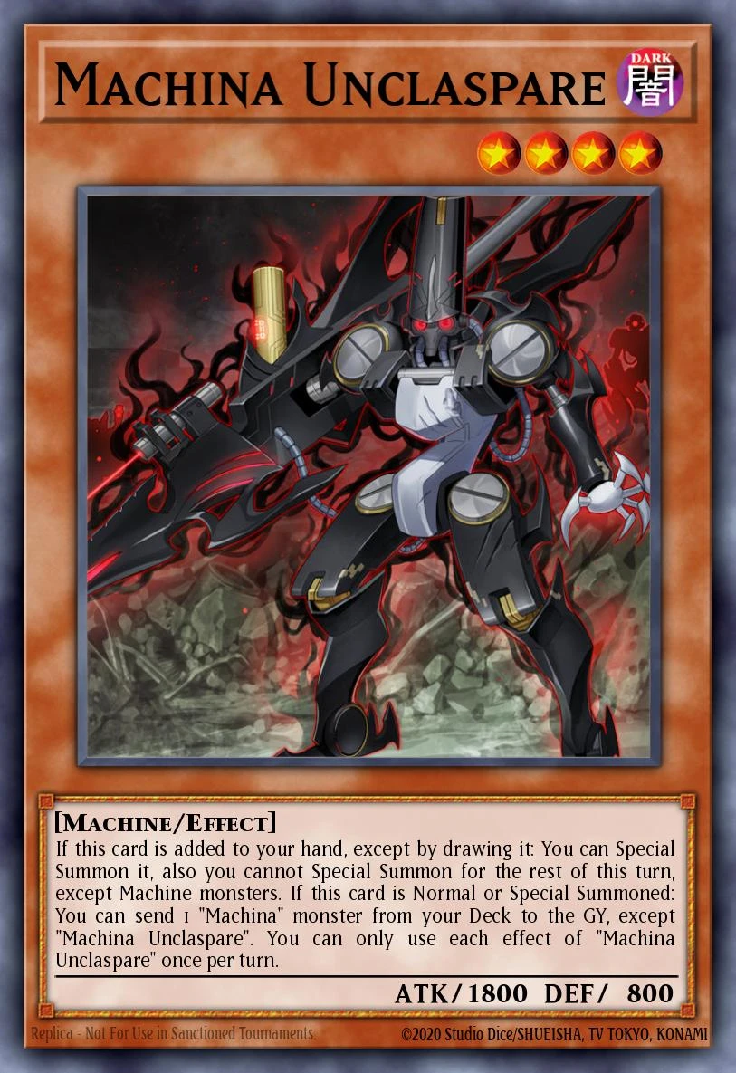 Machina Unclaspare