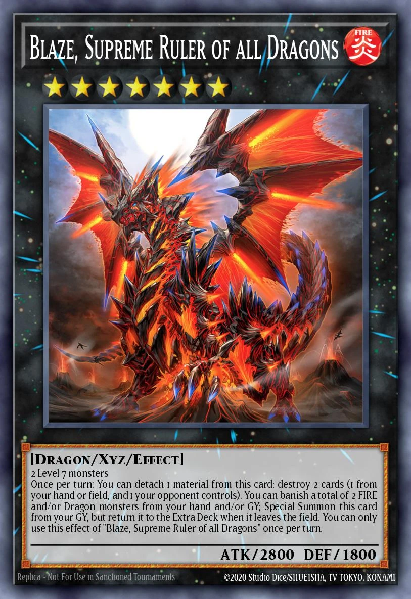 Blaze, Supreme Ruler of all Dragons