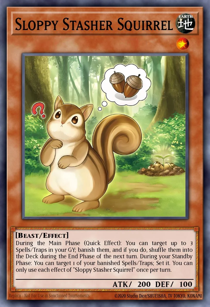 Sloppy Stasher Squirrel