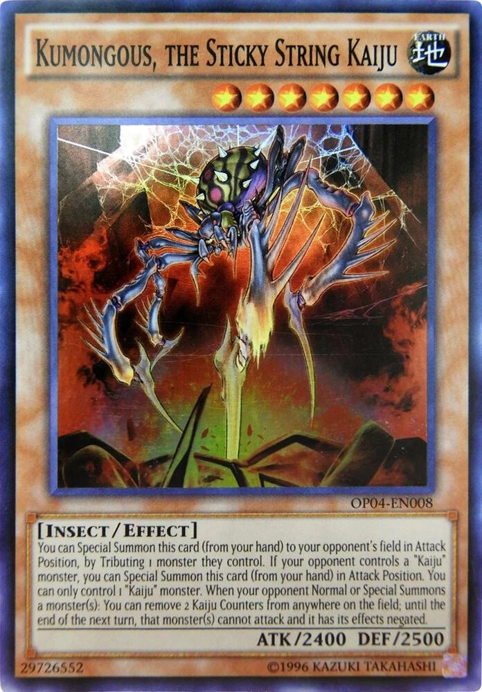 Kumongous, the Sticky String Kaiju