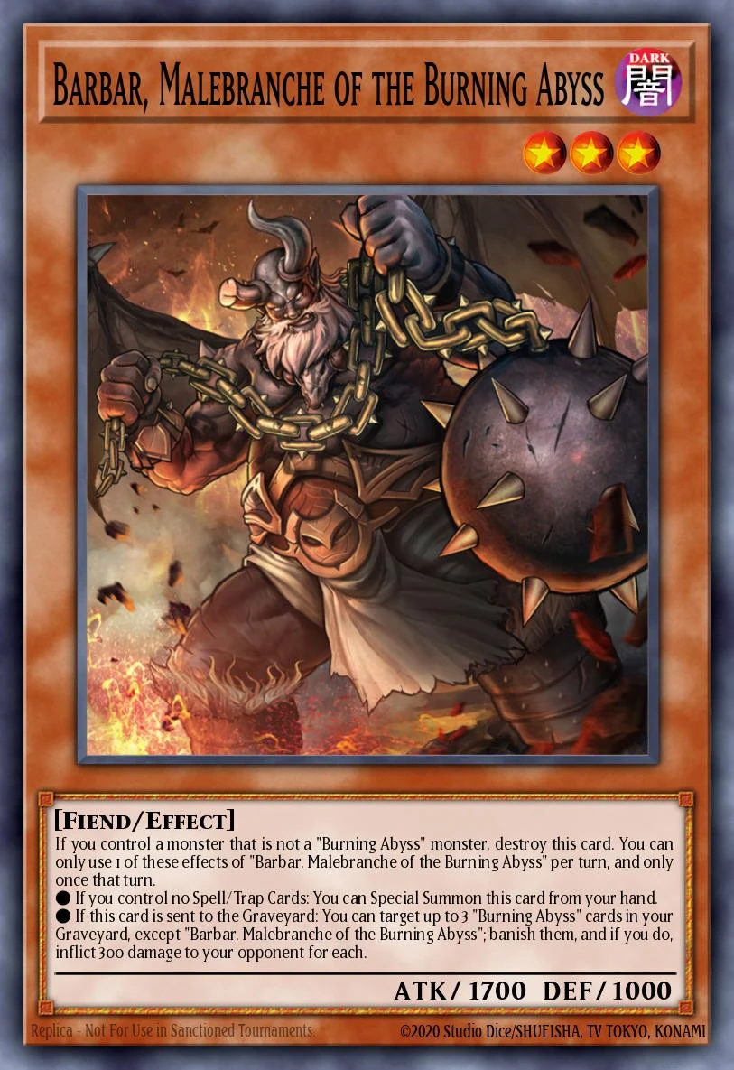 Barbar, Malebranche of the Burning Abyss