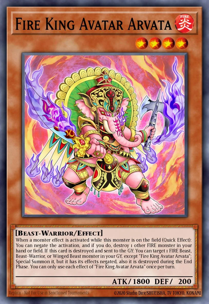 Fire King Avatar Arvata