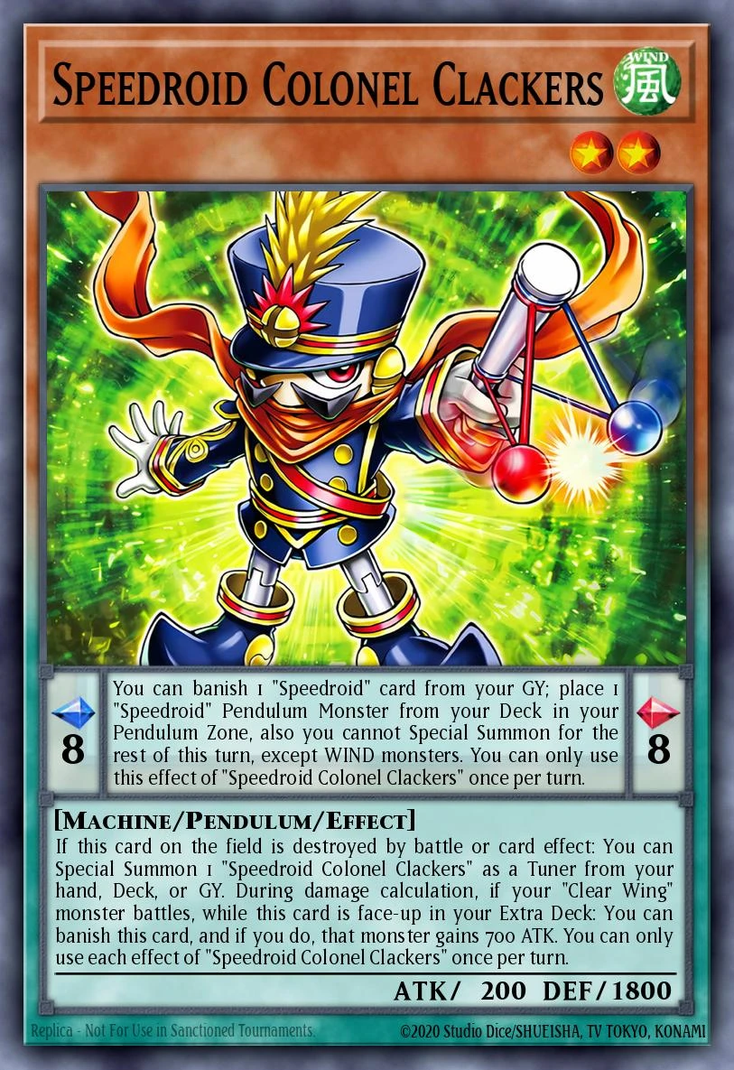 Speedroid Colonel Clackers
